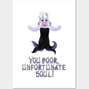 Poor Unfortunate Souls Chibi Posters and Art